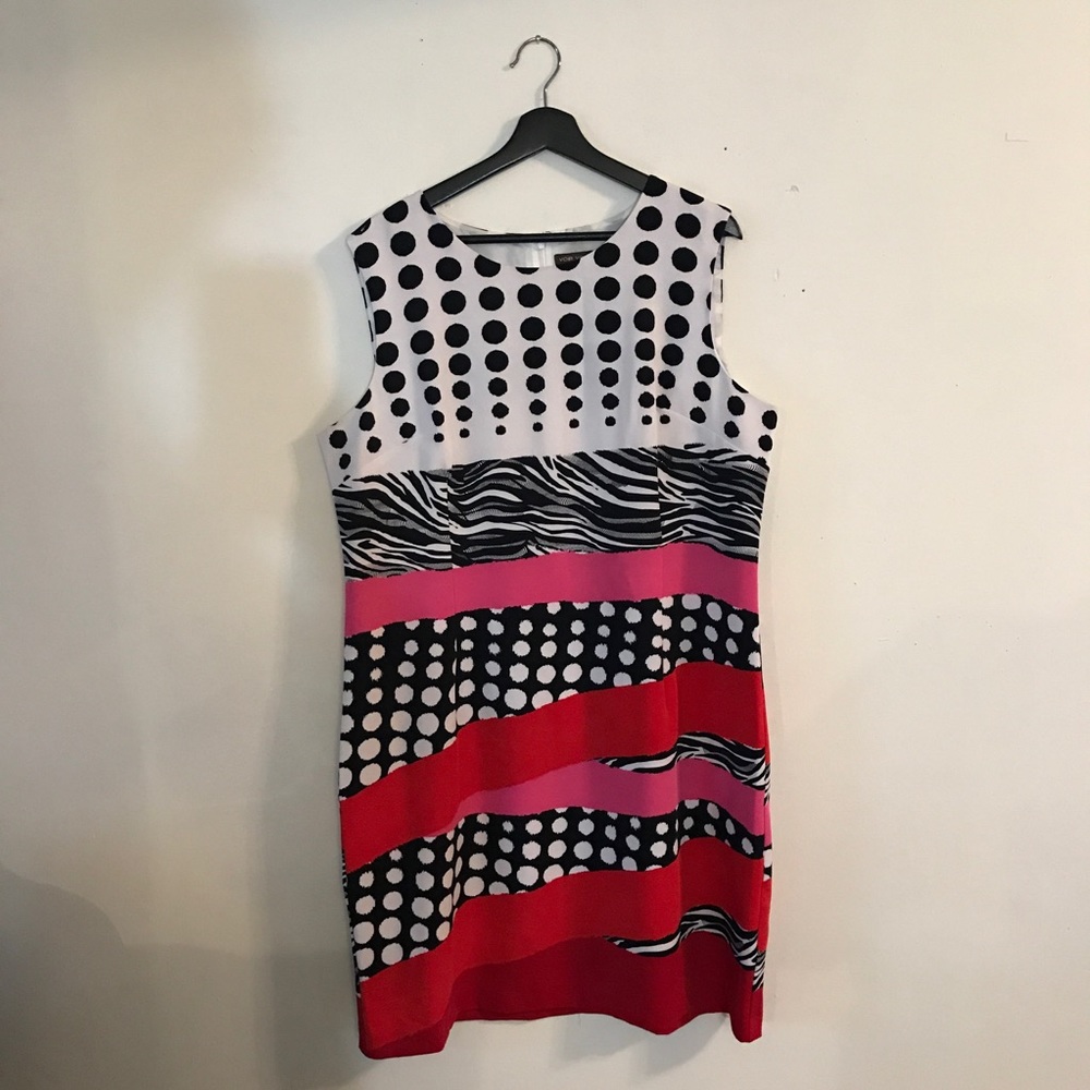 Voir Voir | Multiple Animal Print Sleeveless Dress